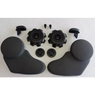 Kit Acabamento Banco Dianteiro Ford Ka/fiesta/courier - Grafite
