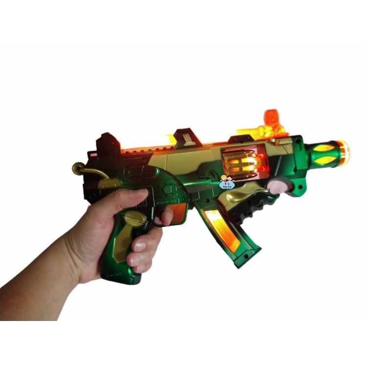 Arminha Brinquedo Com Som E Luzes Ak-838 Soud Gun 73cm