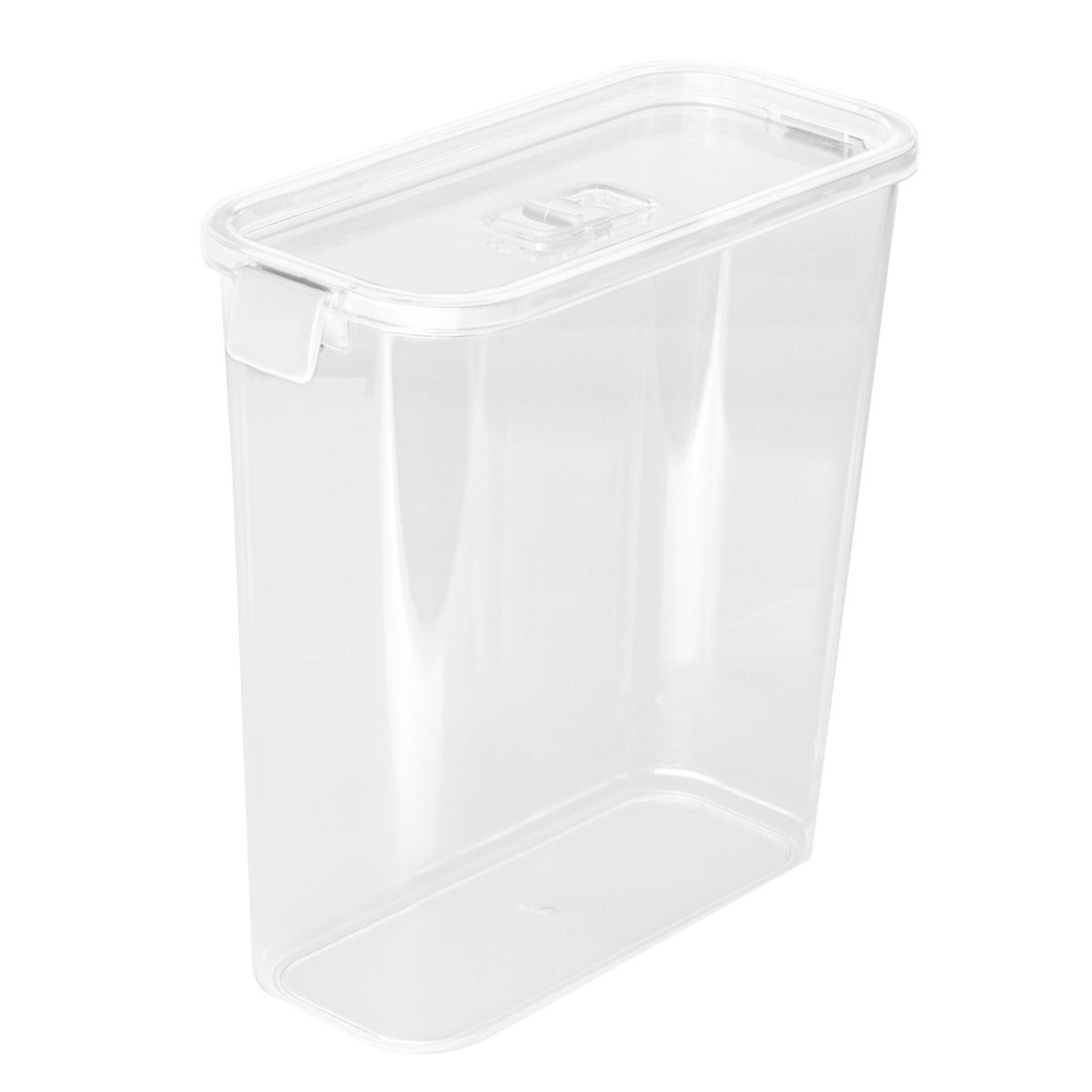 Pote Hermético Grande 3390ml Transparente Geladeira Despensa