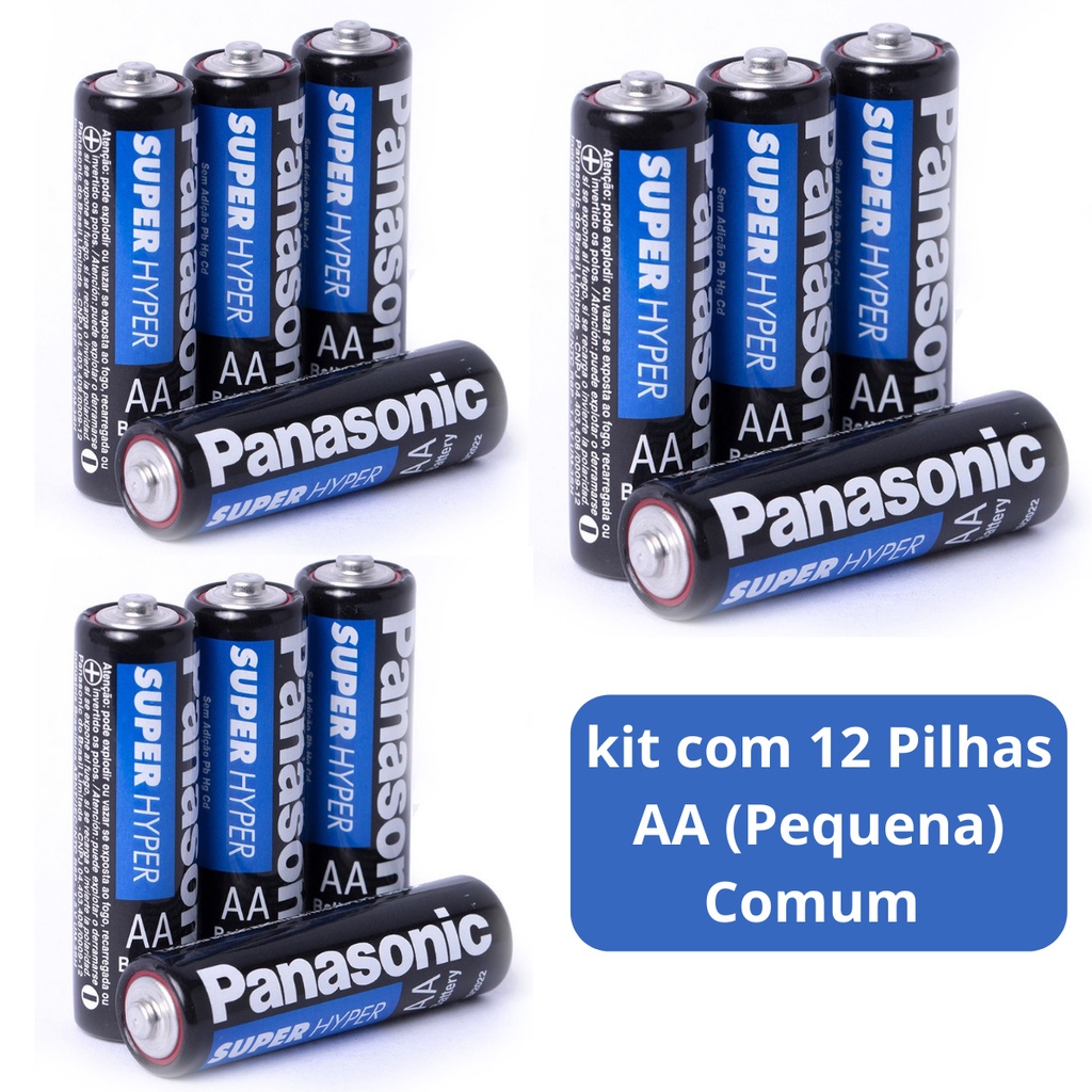 Pilha AA Comum - Panasonic - Comprar em Ideia Papelaria