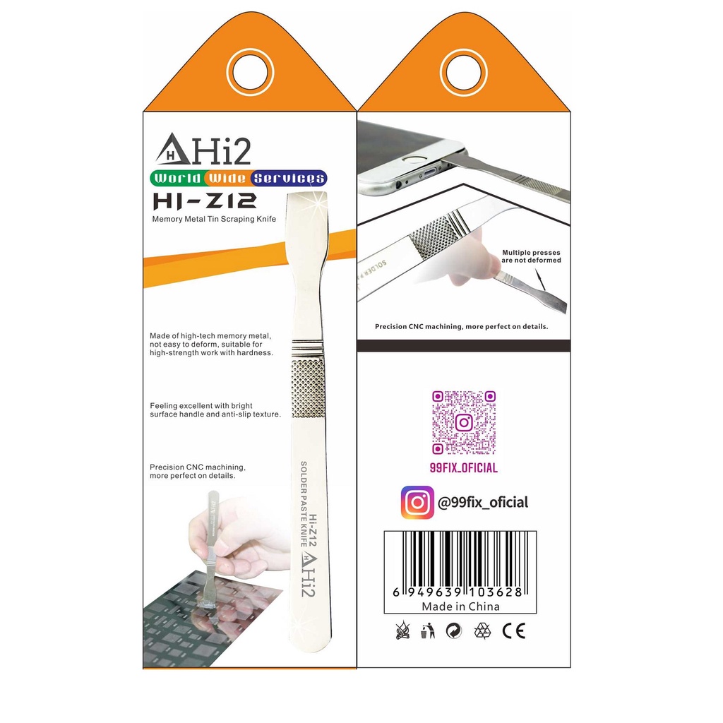 Hi2 Hi-Z12 Raspador de pasta de solda - Escorrega o Preço