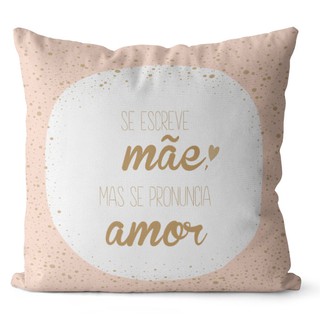Capa de almofadas decorativa para dia das mães