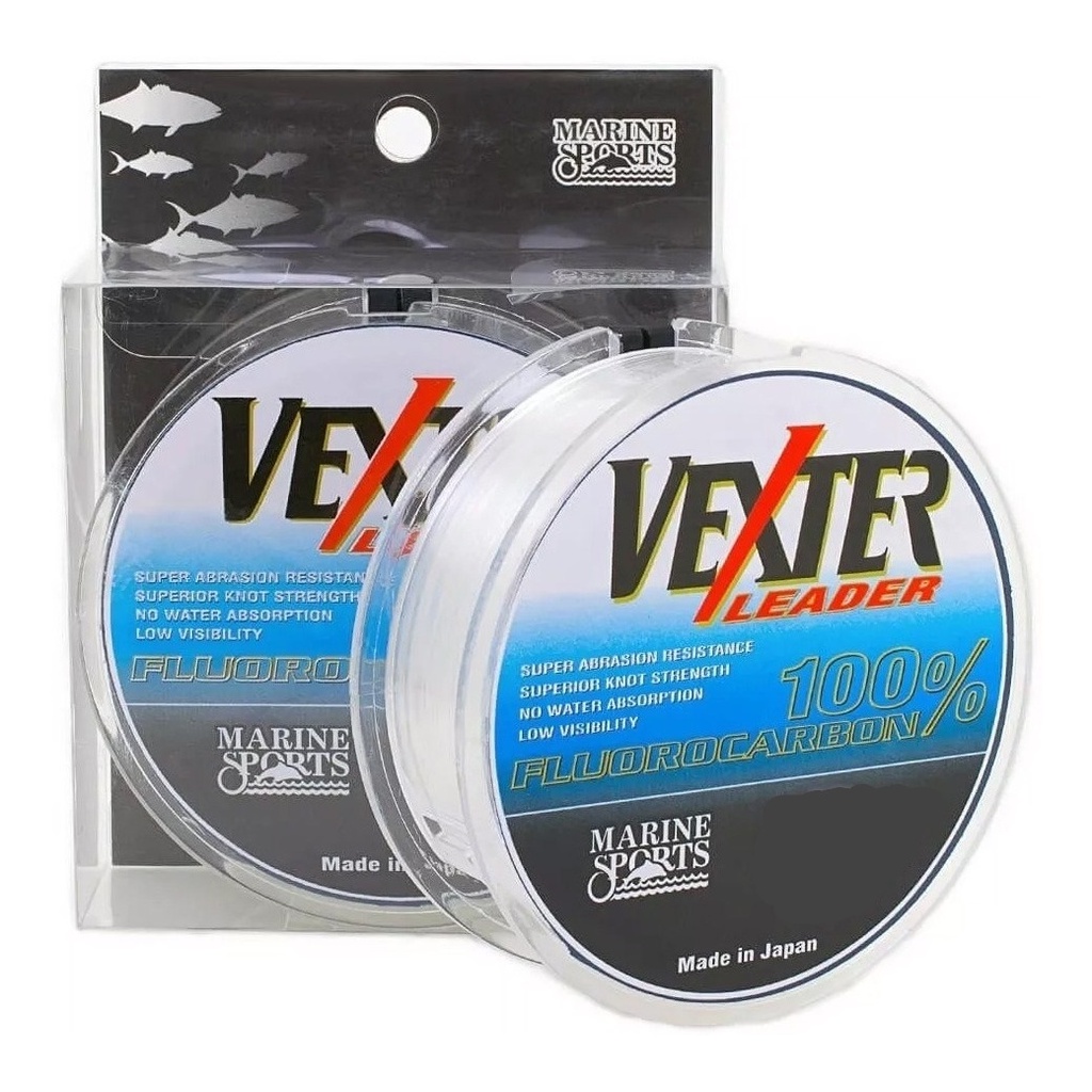 LINHA VEXTER LEADER FLUORCARBON 0,70mm - 50m - 55LB | Shopee Brasil