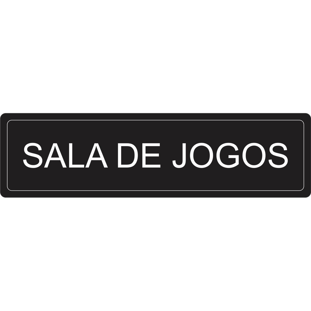 Placas Salão de Jogos