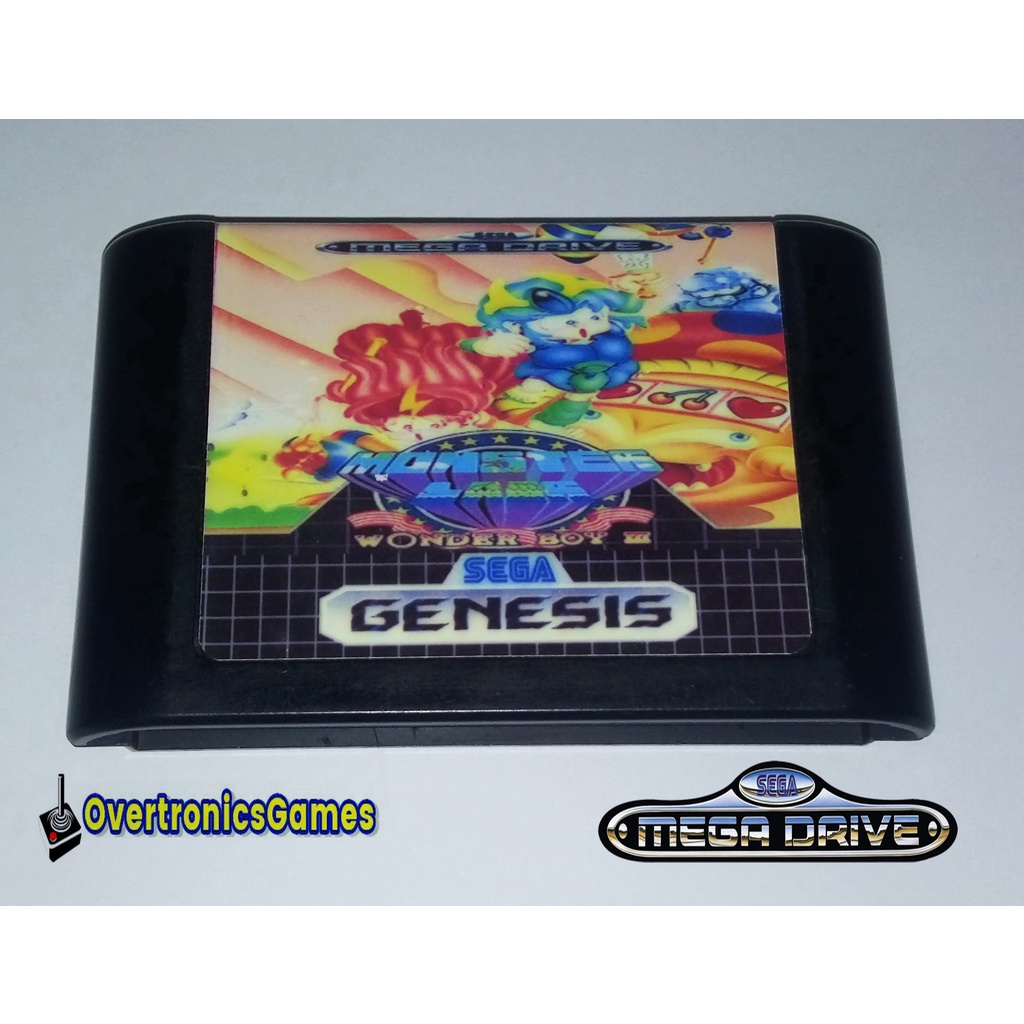 Insert Du Jeu : Wonderboy Mega Drive