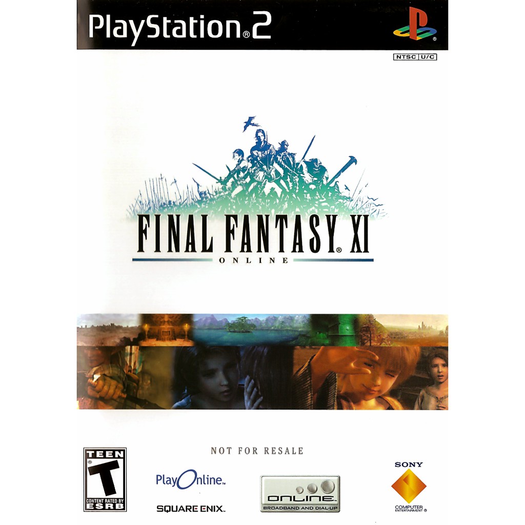 FF11 FINAL FANTASY 分から XI ONLINE β2 ver. (PS2)配布物一式