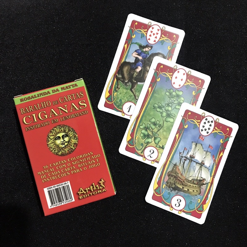 Baralho de Cartas Ciganas 36 Cartas Editora Artha - Baralho