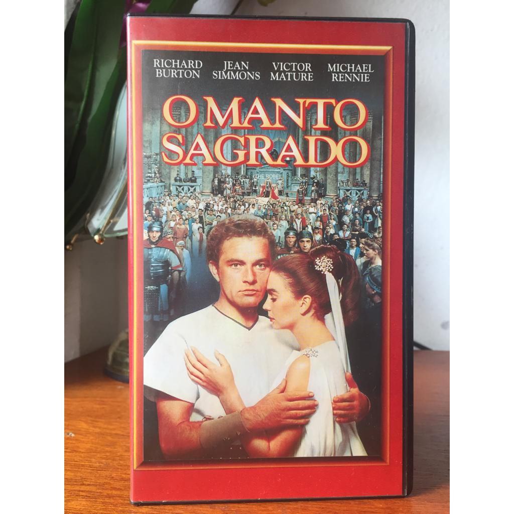 Filme VHS O Manto Sagrado - The Robe (1953) Clássico Raro! | Shopee Brasil