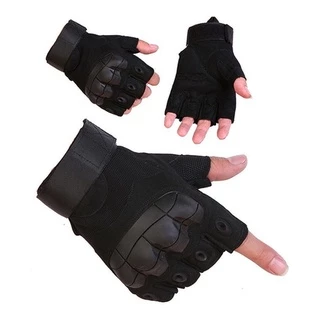 Luvas Tatica Militar Airsoft Paintball Meio Dedo Microfibra
