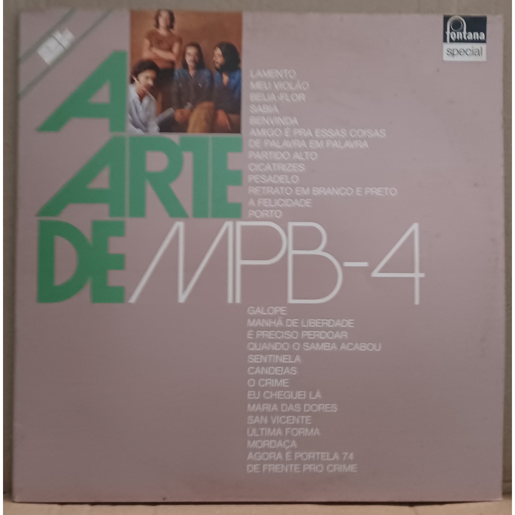 LP Disco De Vinil MPB-4 - A Arte De - Duplo LPs Excelentes Capa Dupla ...