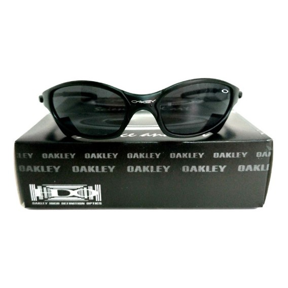 Óculos Oakley Juliet Preta All Black parafusada e borrachas pretas