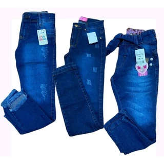 Quite 2 calça Jeans Feminina infantil juvenil Promoção