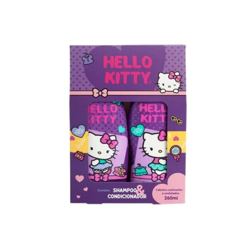 HELLO KITTY KIT SH+CO 260ML CACHEADOS E ONDULADOS | Shopee Brasil