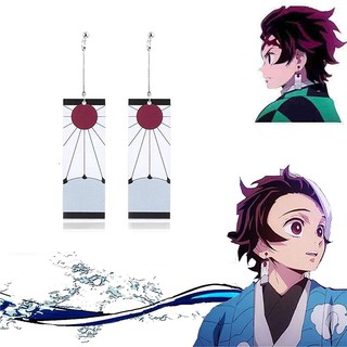 Compra online de Anime demon slayer kimetsu no yaiba tanjiro kamado cosplay  chaveiro acrílico dos desenhos animados chaveiro pingente