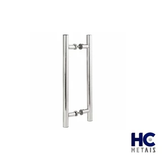 Puxador Tubular Para Porta Madeira ou Vidro ou Pivotante 30 cm Alumínio