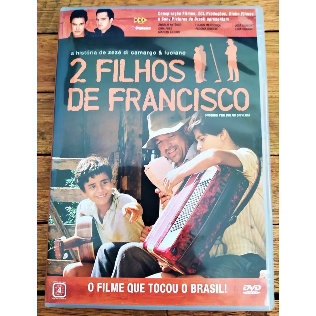Dvd Original - 2 Filhos De Francisco - Filme - Colecionador | Shopee Brasil