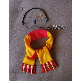 roupa pet fantasia Harry Potter para cães e gatos