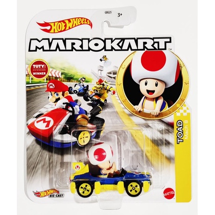 Hot Wheels Mario Kart Toad Mach 8 HDB35