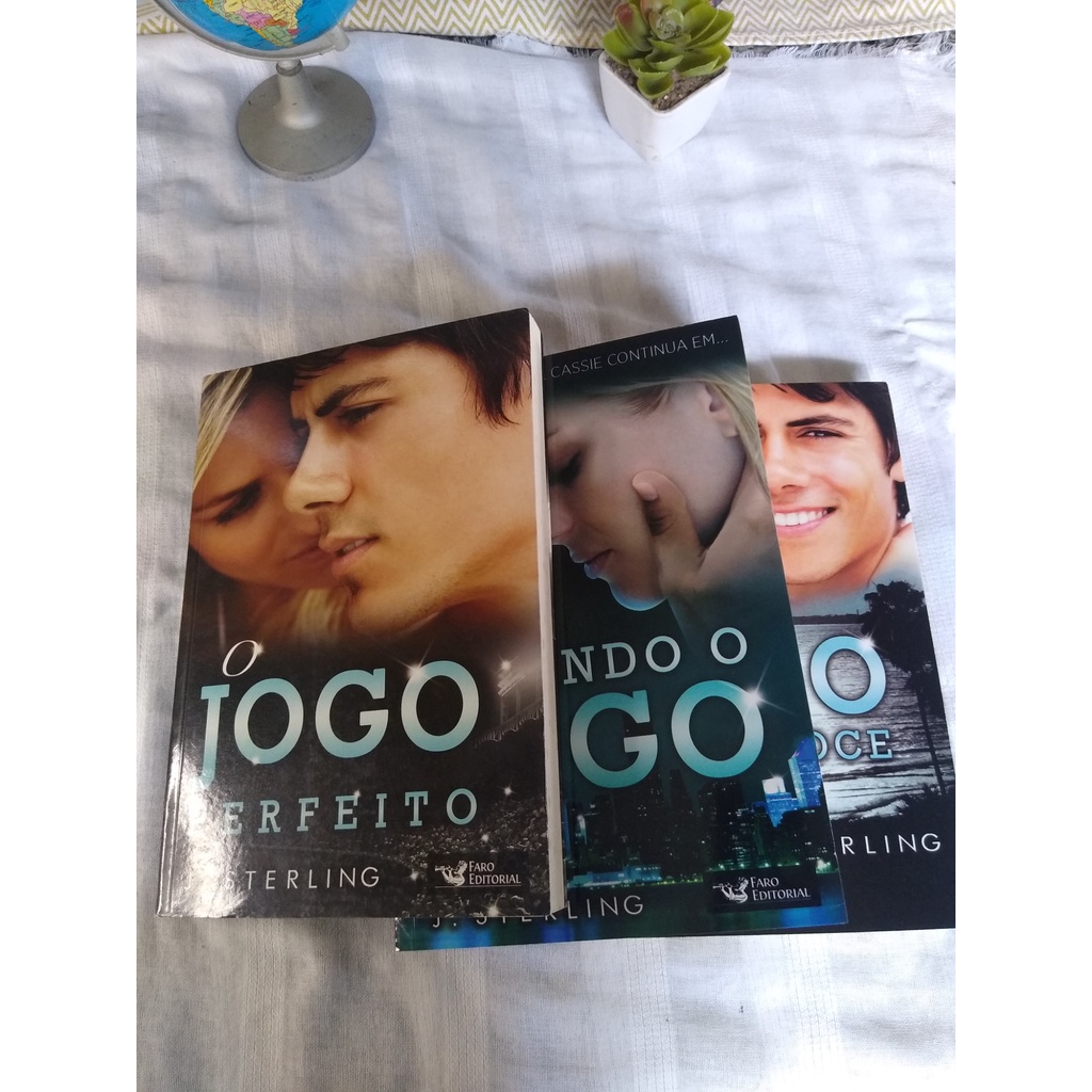 Kit Três Livros: trilogia The Game Series: 1. O Jogo Perfeito 2. Virando o  Jogo 3. O Jogo mais Doce *** J. Sterling