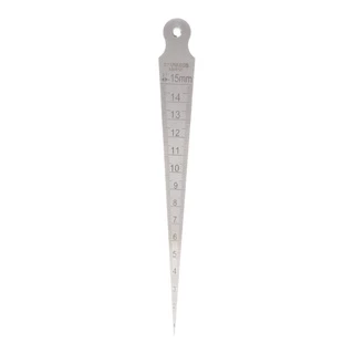 Medidor De Cunha De Aço Inoxidável Kool Para Ferramenta De Medição De Furo De Lacuna 1-15mm Leve