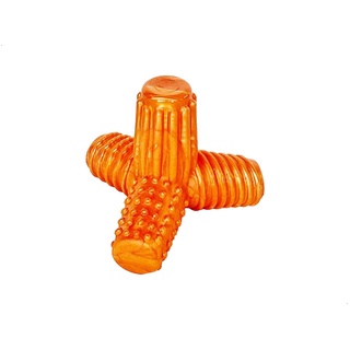 Brinquedo Mordedor 4 Em 1 P/cães - 4dogs Soft PP Laranja