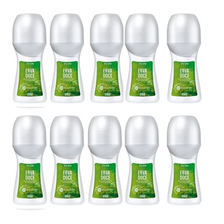 Kit Desodorante Rollon Erva Doce 50ml (10 unidades) - Avon