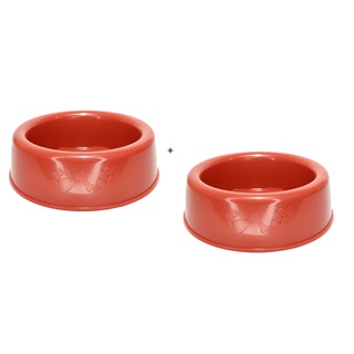 Kit 2 Potes Comedouro Ração E Agua P/ Cachorro E Gato 600ml