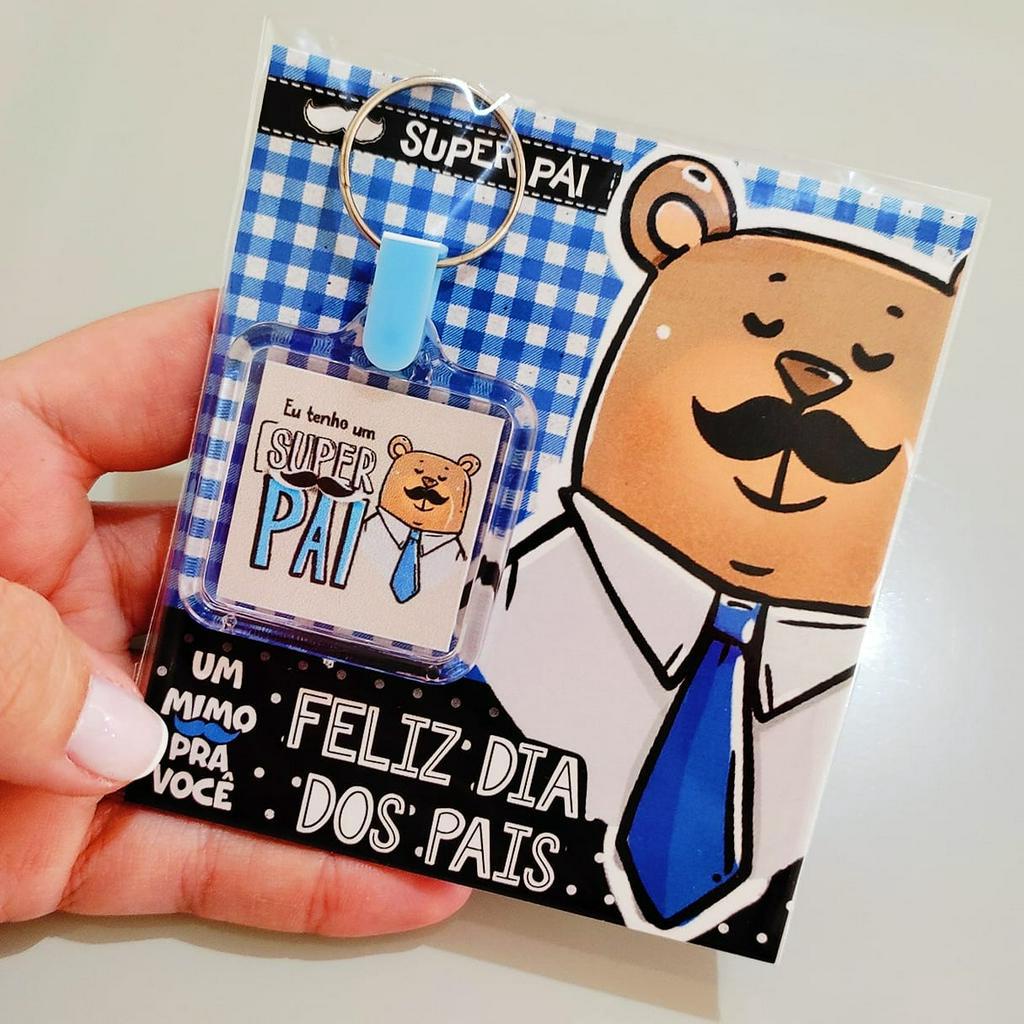 50 chaveiros personalizado para o dia dos pais, mimo perfeito para ...