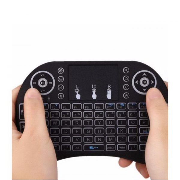 Mini Teclado Usb Led Touchpad Smart Tv Pc Ps3