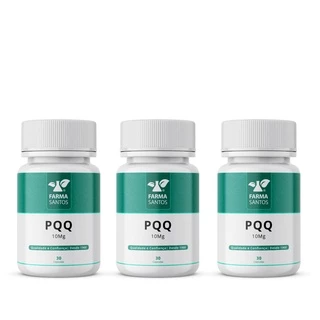 Kit 3 Pqq - Pirroloquinolina Quinona 10Mg 30 Cápsulas