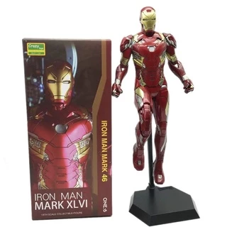 Action Figure Crazy Toys Original Boneco IRON MAN MARK 46 Boneco Vingadores Tony Stark Avengers