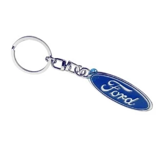 Chaveiro De Metal Ford - Feito Em Aço Cromado