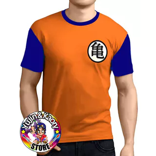 Camiseta Camisa Goku uniforme Anime Mangá Dragon
