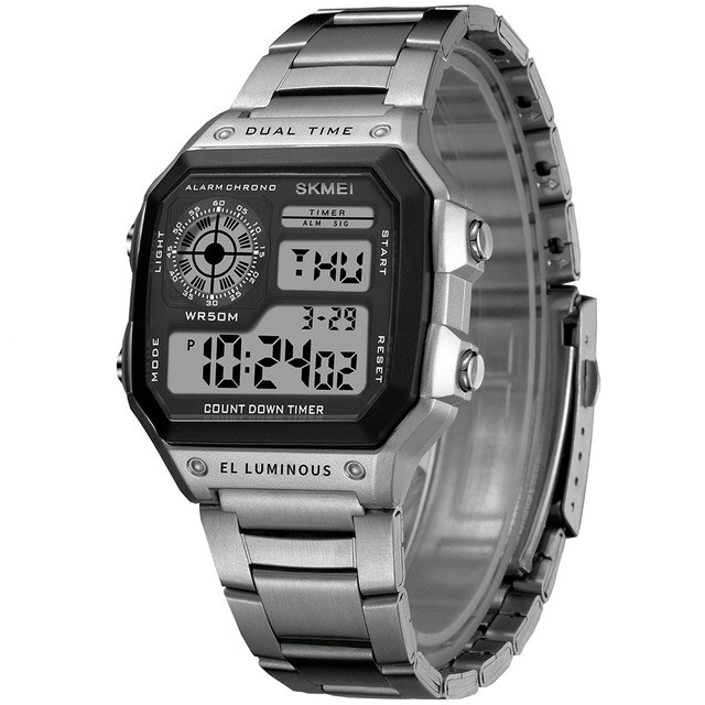 G shock Relógio Digital Quadrado Choque Masculino