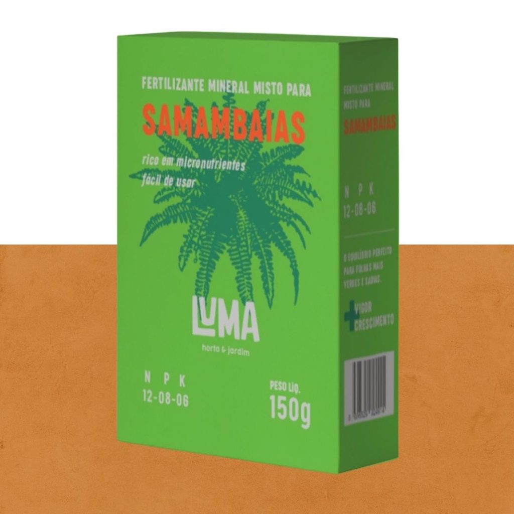 Adubo Fertilizante NPK para Samambaias 150g | Shopee Brasil