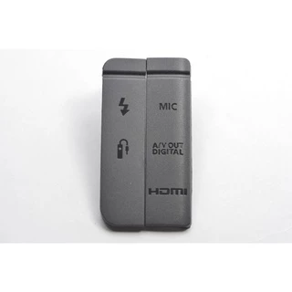 Porta Tampa Lateral De Borracha Mic Hdmi Para Canon 7d