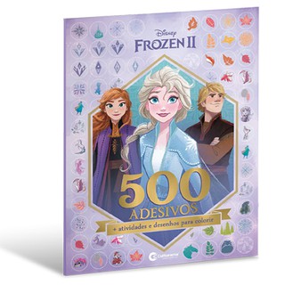 Livro 500 Adesivos E Atividade Frozen Disney Culturama Infantil