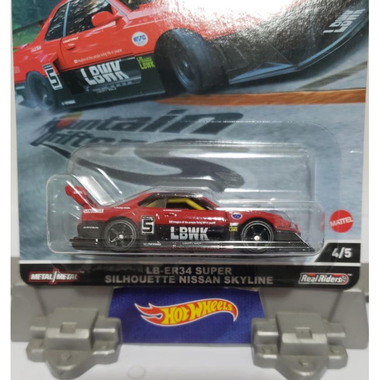 B*S様 HOT WHEELS LIBERTY WALK LB-ER34 BLA Hot Wheels LB-ER34 Super Silhouette Nissan Skyline, Boulevard