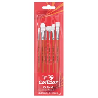 Conjunto Pinceis para Tecido CONDOR 595