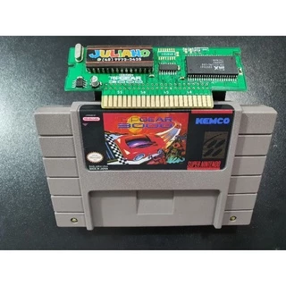 cartucho de super Nintendo top gear 3000.