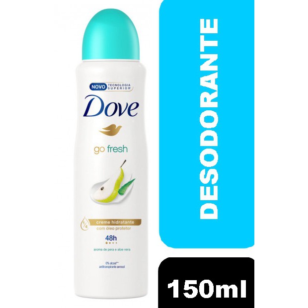 Desodorante Dove Go Fresh Pera Aloe Vera 150ml
