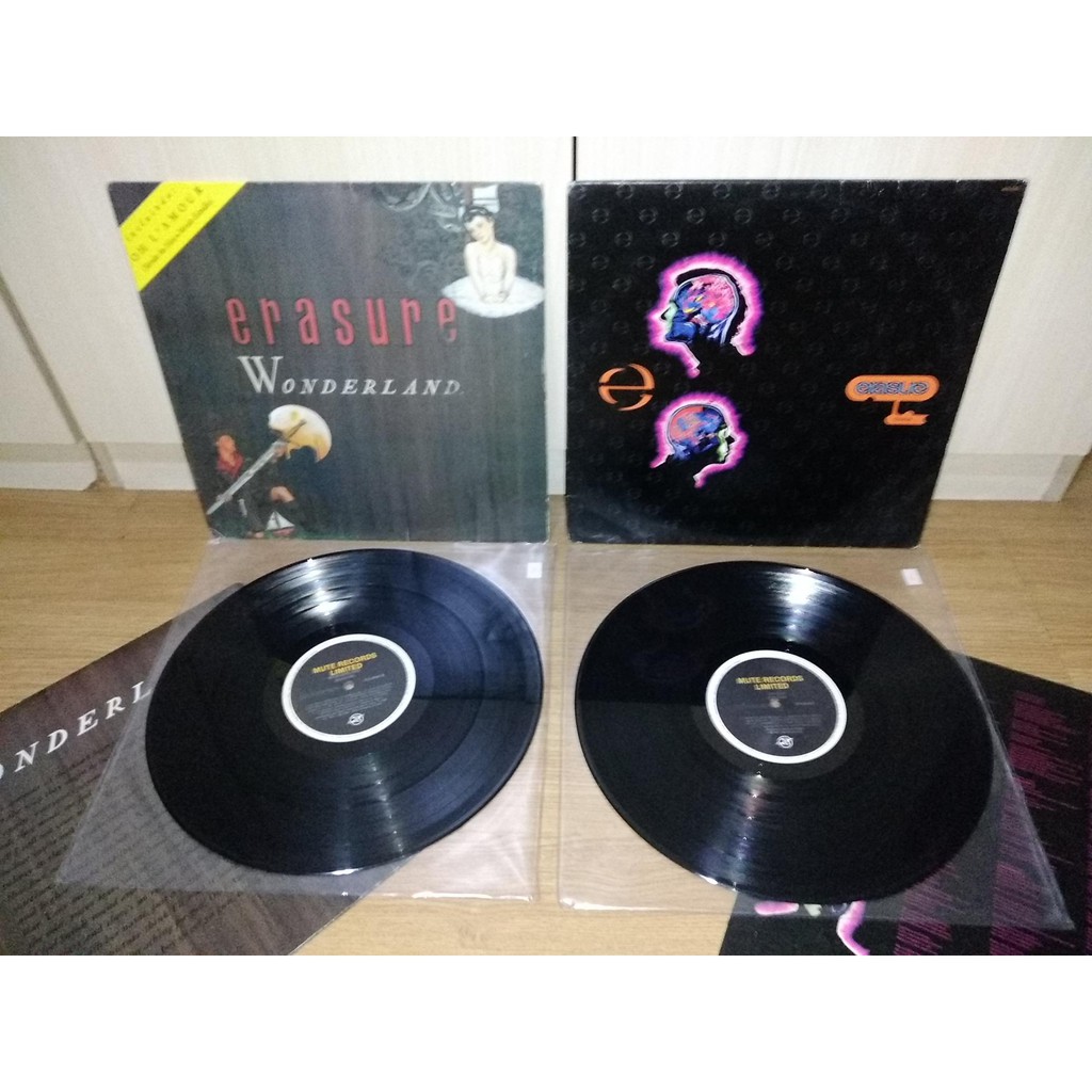 Lp Lote 2x Erasure Chorus + Wonderland (encartes) Shopee Brasil