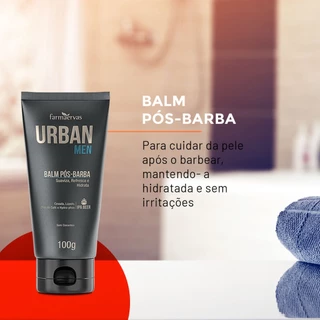 Balm Pós Barba Urban Men 100 g Ipa Farmaervas