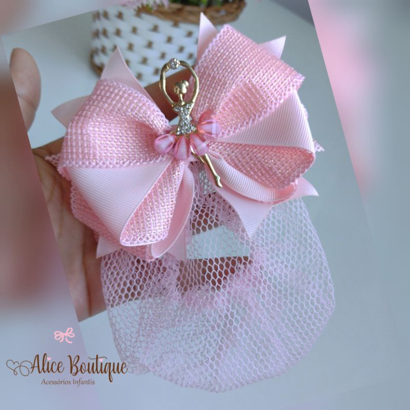 Porta coque infantil com laço o infantil/laço para balé/laço bailarina ...