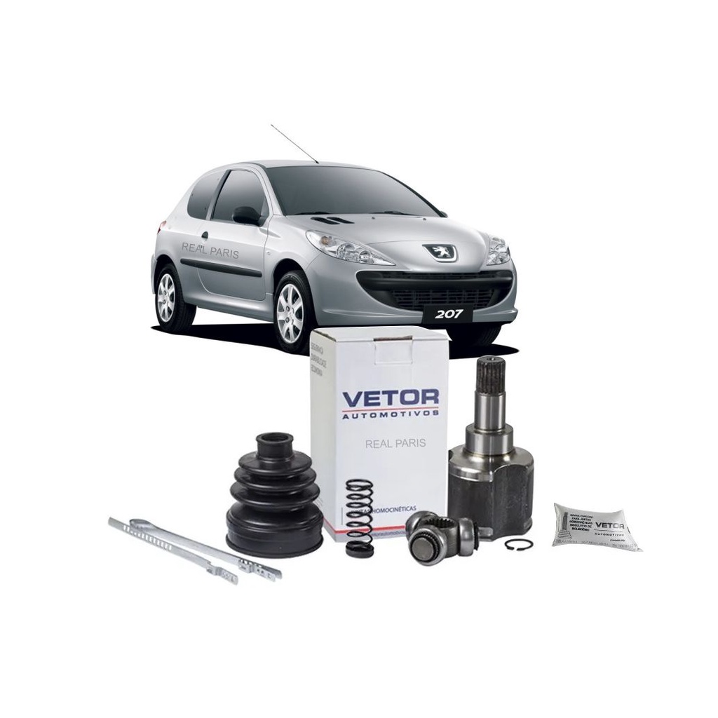 Tulipa Trizeta Peugeot 206 207 1.4 8v 22x22 - Lado Esquerdo