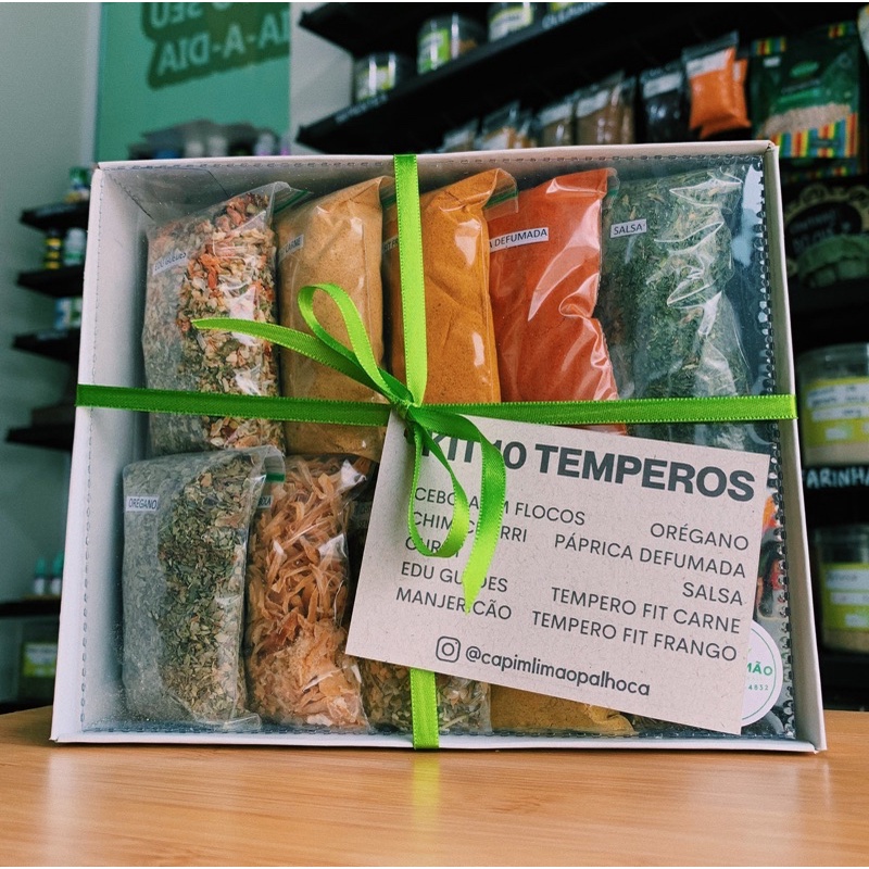 Temperos Naturais Kit 10 Temperos Condimentos
