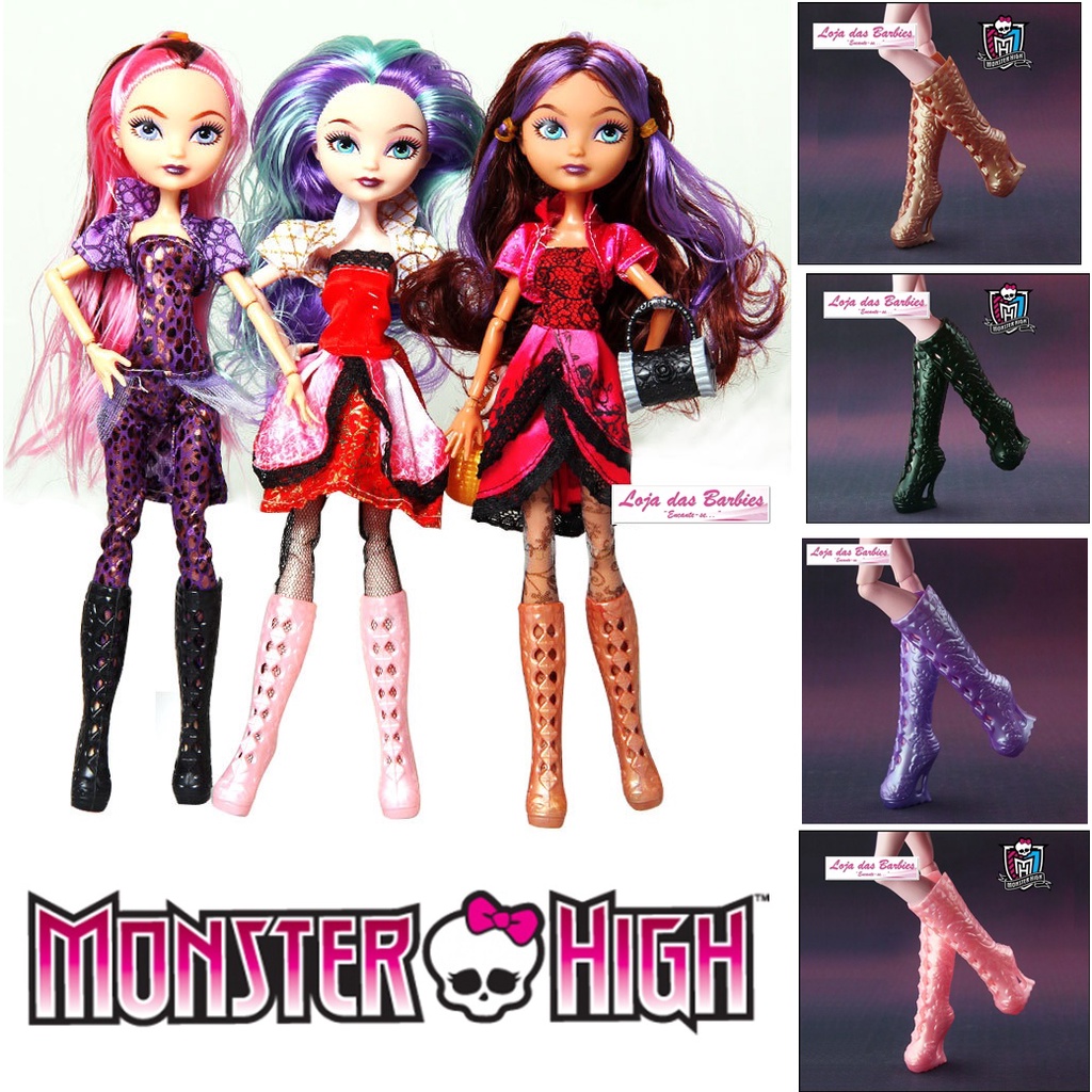 lote bonecas monster high ever after high e novi star