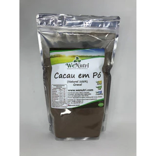 Cacau Em Pó 100% Natural 500g Wenutri Com Nota Fiscal em Oferta na Shopee