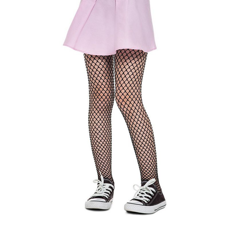 Meia Calça Infantil Arrastão Lupo 2513-002 Com Elastano Preta | Shopee ...