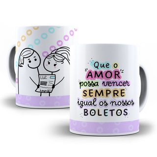 Caneca Flork Meme Dia Dos Namorados Amor Igual Boletos